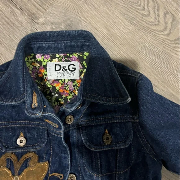 Dolce & Gabbana denim coat size 3y